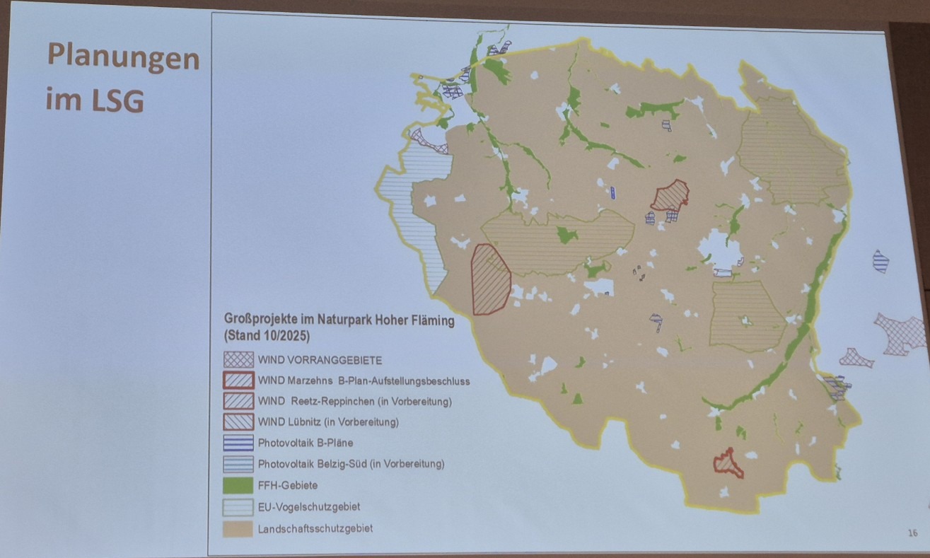 WEA und PVA im Naturpark Hoher Flämig geplant
