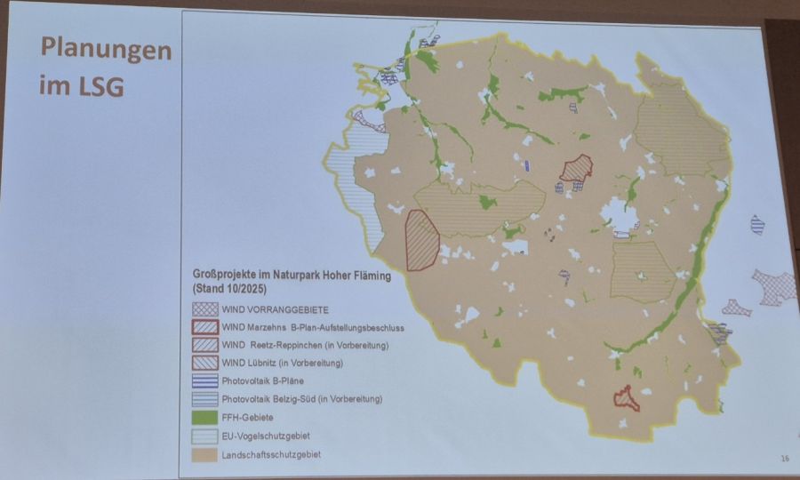 WEA und PVA im Naturpark Hoher Flämig geplant